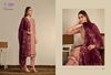 Venicee By Vipul Chinnon Embroidery Designer Salwar Suits Wholesale Price In Surat